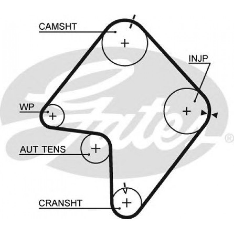5355XS (8597-15355) Ремінь ГРМ GATES XS