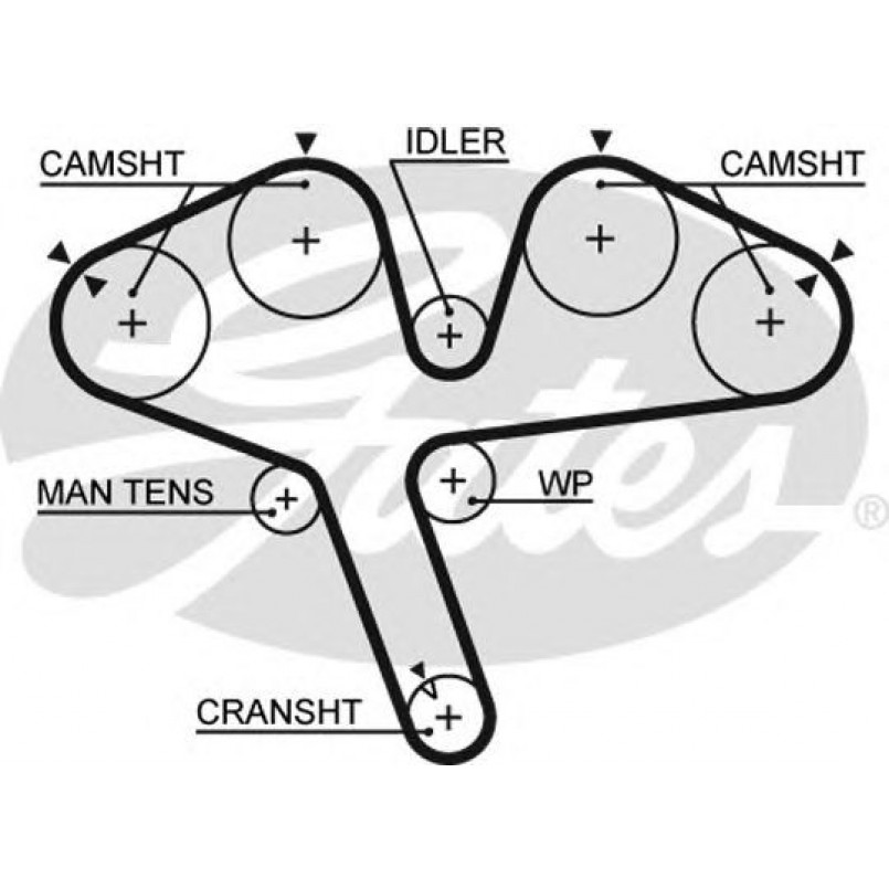 5376XS (8597-15376) Ремінь ГРМ GATES XS