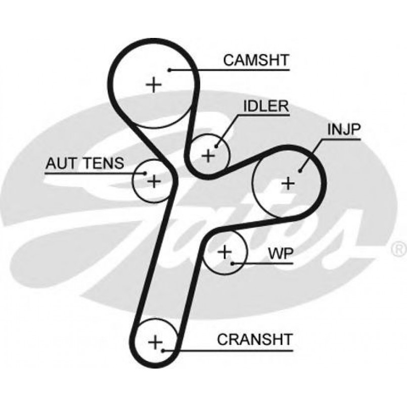 5634XS (8597-15634)  Ремінь ГРМ GATES XS