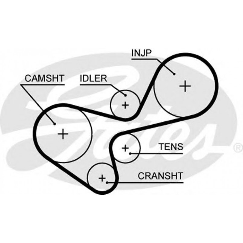 5639XS (8597-15639)  Ремінь ГРМ GATES XS