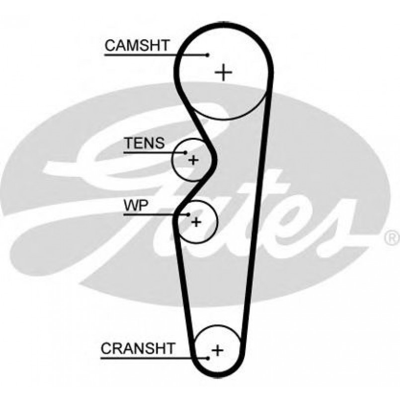 5665XS (8597-15665)  Ремінь ГРМ GATES XS