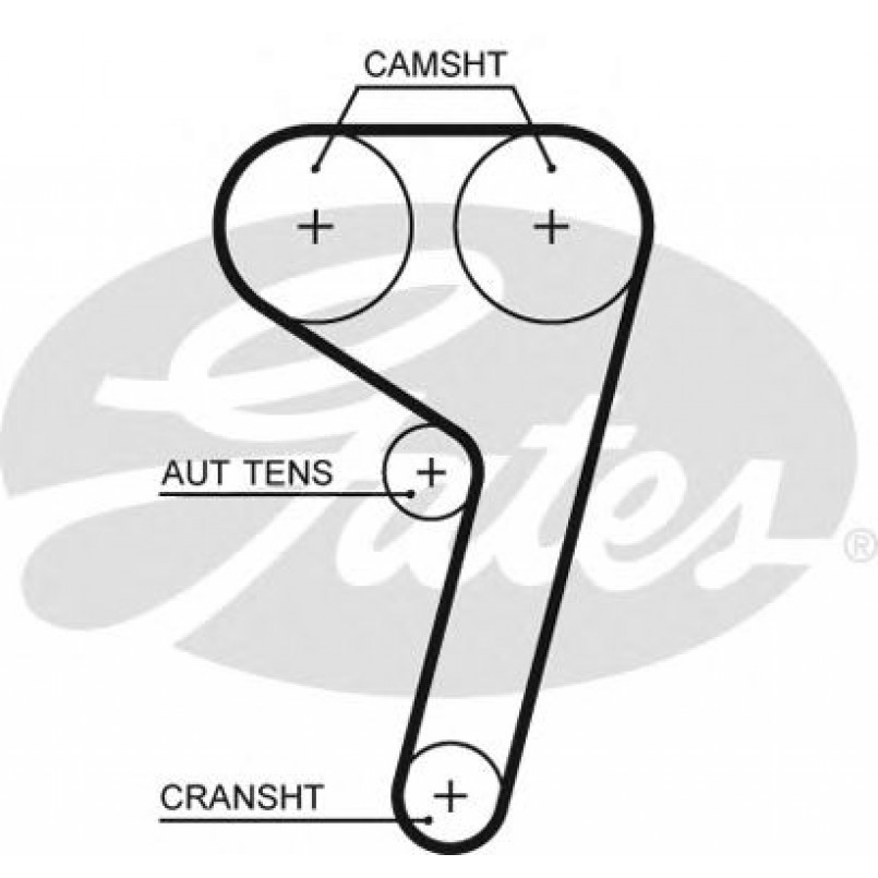 5669XS (8597-15669)  Ремінь ГРМ GATES XS