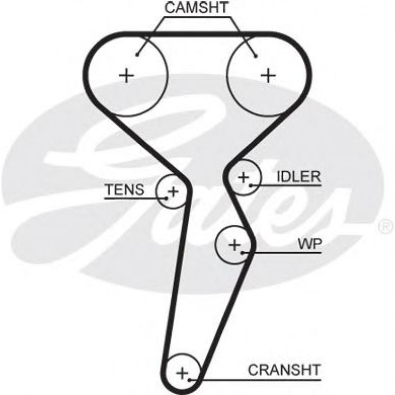 5671XS (8597-15671) Ремінь ГРМ GATES XS