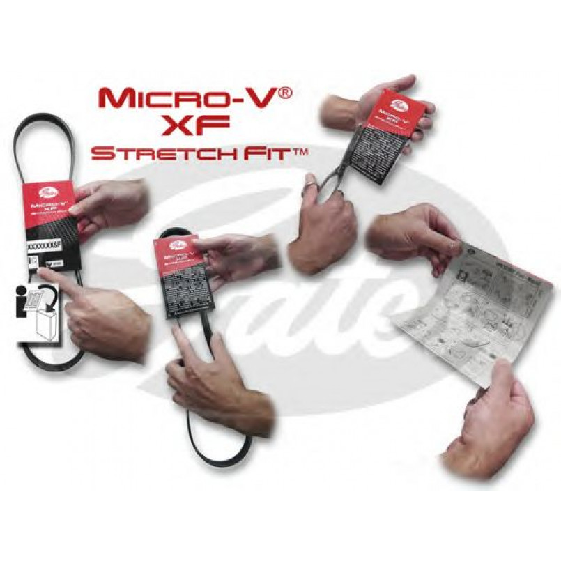 6PK831SF (8653-10558)  Ремінь (поліклиновий) GATES MICRO-V HORIZON SF