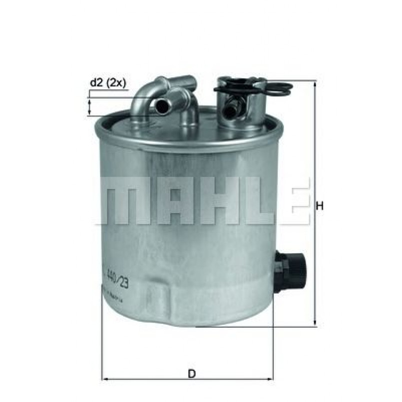 KL440/23 Фільтр палива (MAHLE)