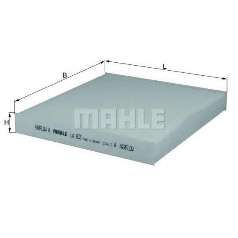 LA833 Фільтр салону (MAHLE)