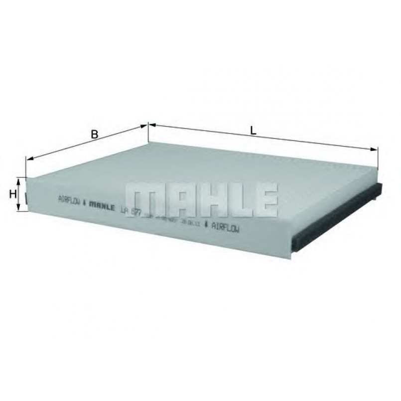 LA877 Фільтр салону (MAHLE)