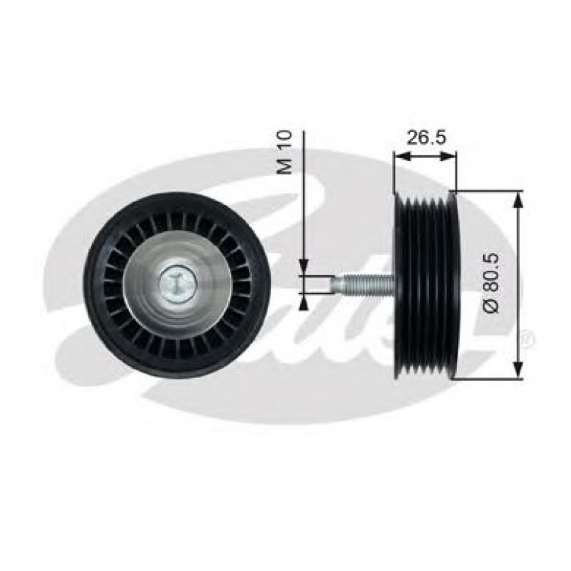 T36490 (7803-21590)  Обвідний ролик GATES DRIVEALIGN MV IDLER