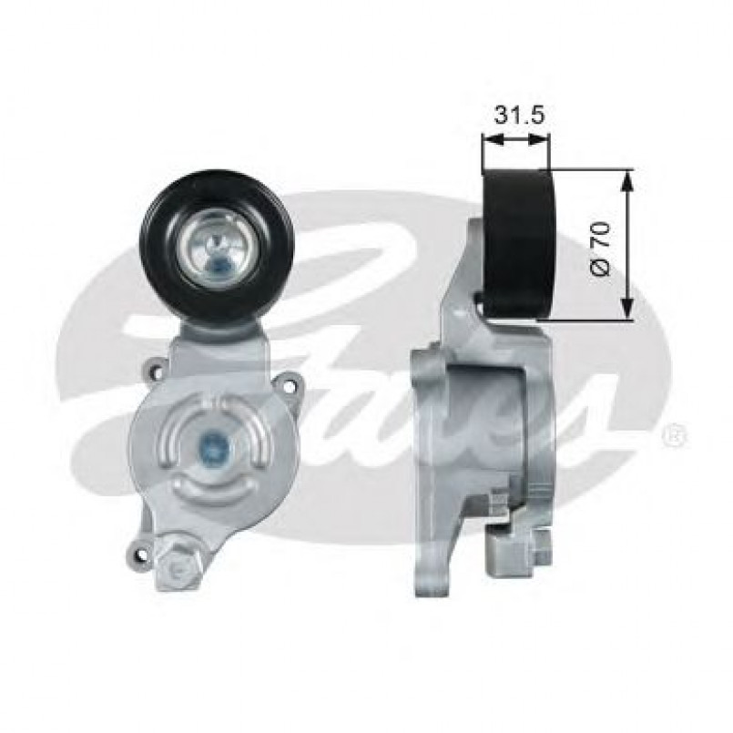 T39256 (7808-21656)  Обвідний ролик GATES DRIVEALIGN MV TENS
