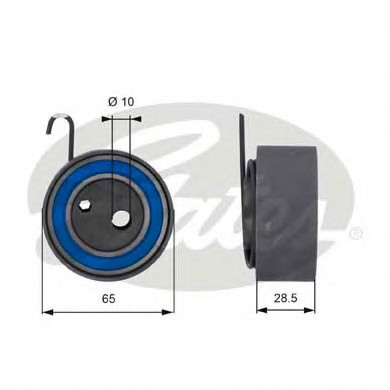 T43144 (7784-21118)  Натяжний ролик ременя ГРМ GATES POWERGRIP TENSIONER