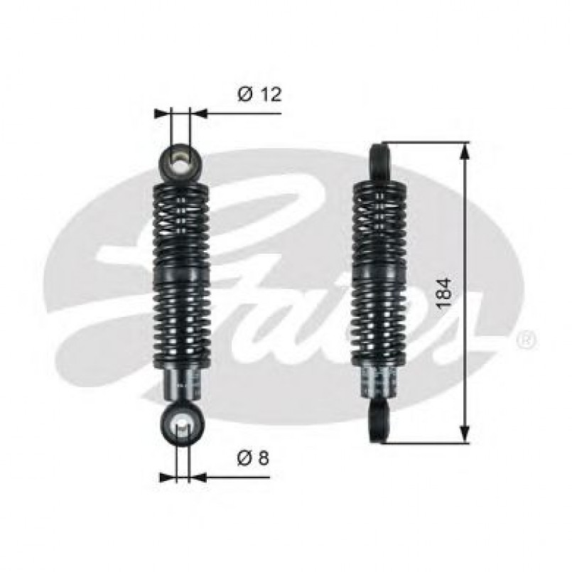 T39265 (7808-21665)  Механізм натягу ременя GATES DRIVEALIGN MV TENS