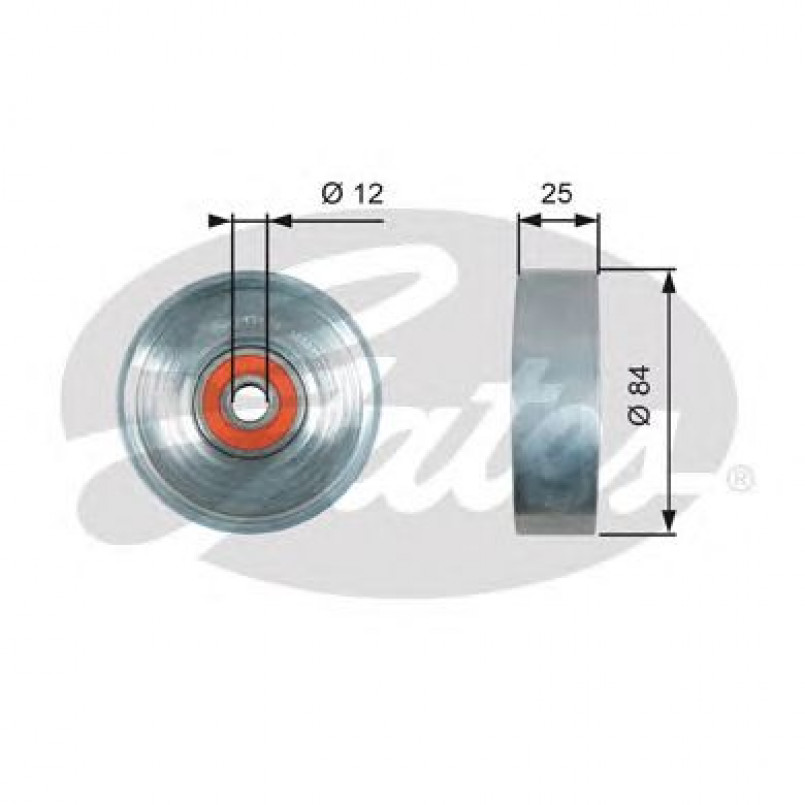 T39178 (7808-21578)  Обвідний ролик GATES DRIVEALIGN MV TENS