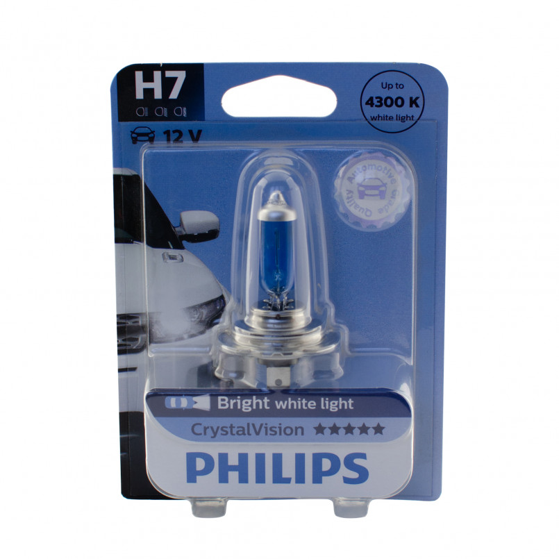 12972CVB1 (PHILIPS) H7 Cristal Vision 12V 55W PX26d Blst. 1 pc.
