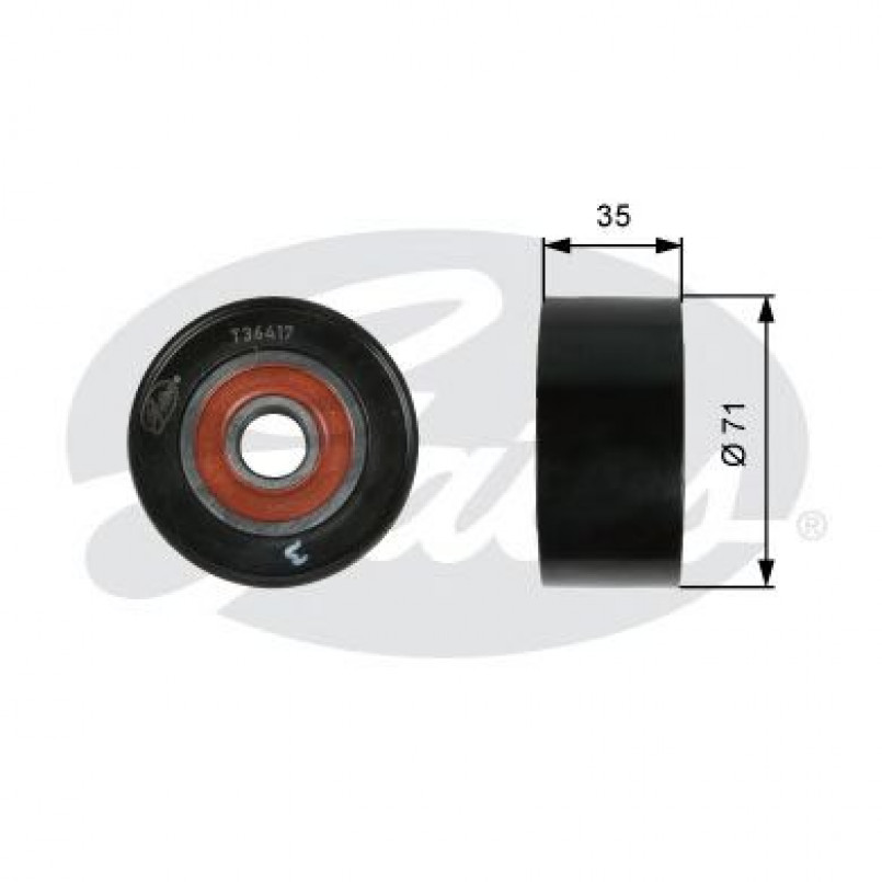 T36417 (7803-21517)  Обвідний ролик GATES DRIVEALIGN MV IDLER