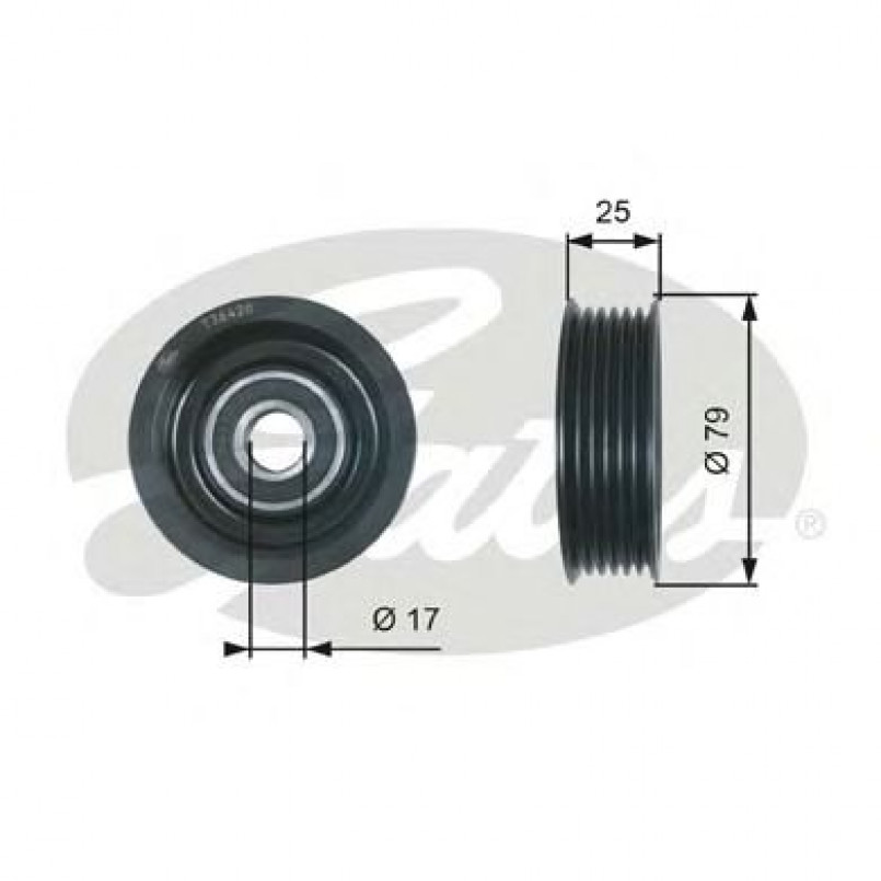 T36420 (7803-21520)  Обвідний ролик GATES DRIVEALIGN MV IDLER