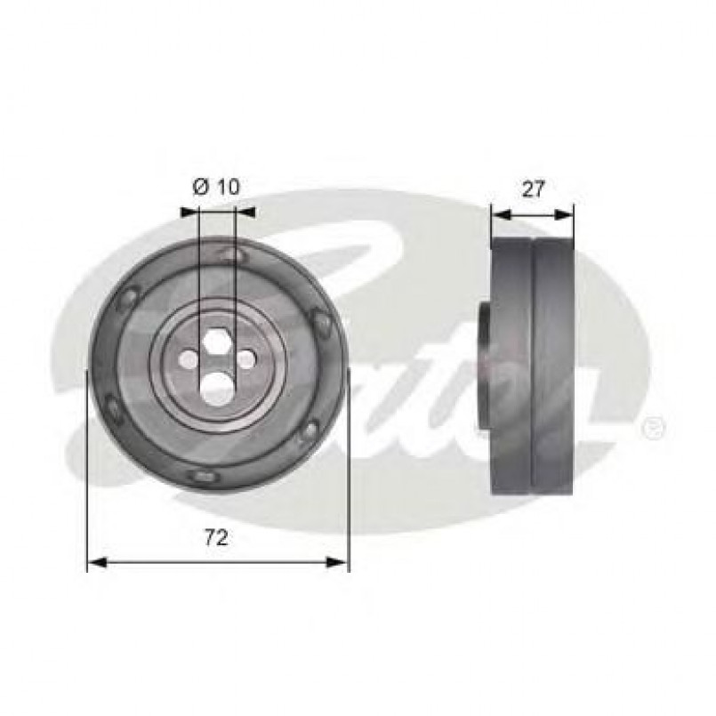 T41216 (7786-21436)  Натяжний ролик ременя ГРМ GATES POWERGRIP TENSIONER