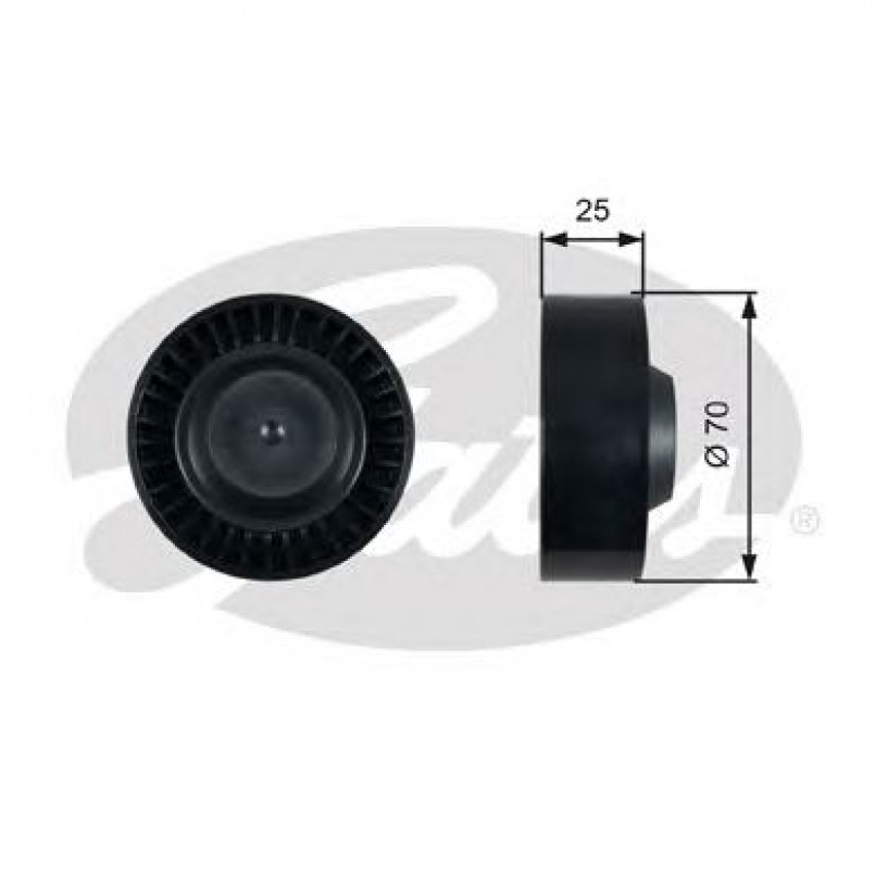 T36475 (7803-21575)  Обвідний ролик GATES DRIVEALIGN MV IDLER