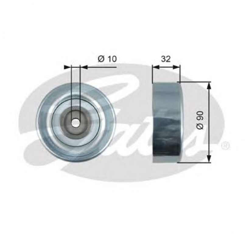 T36495 (7803-21595)  Обвідний ролик GATES DRIVEALIGN MV IDLER