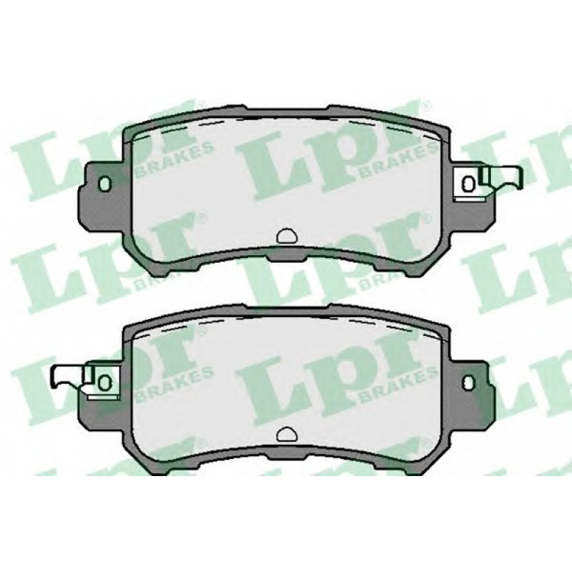 05P1756 LPR - Гальмівні колодки до дисків