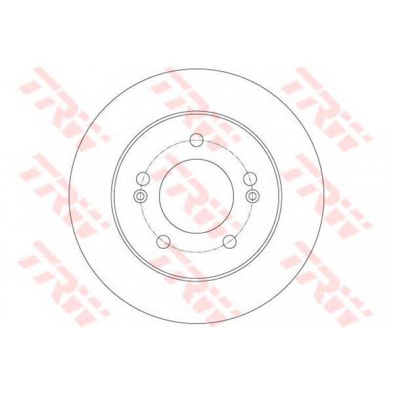 DF6144  TRW - Гальмівний диск