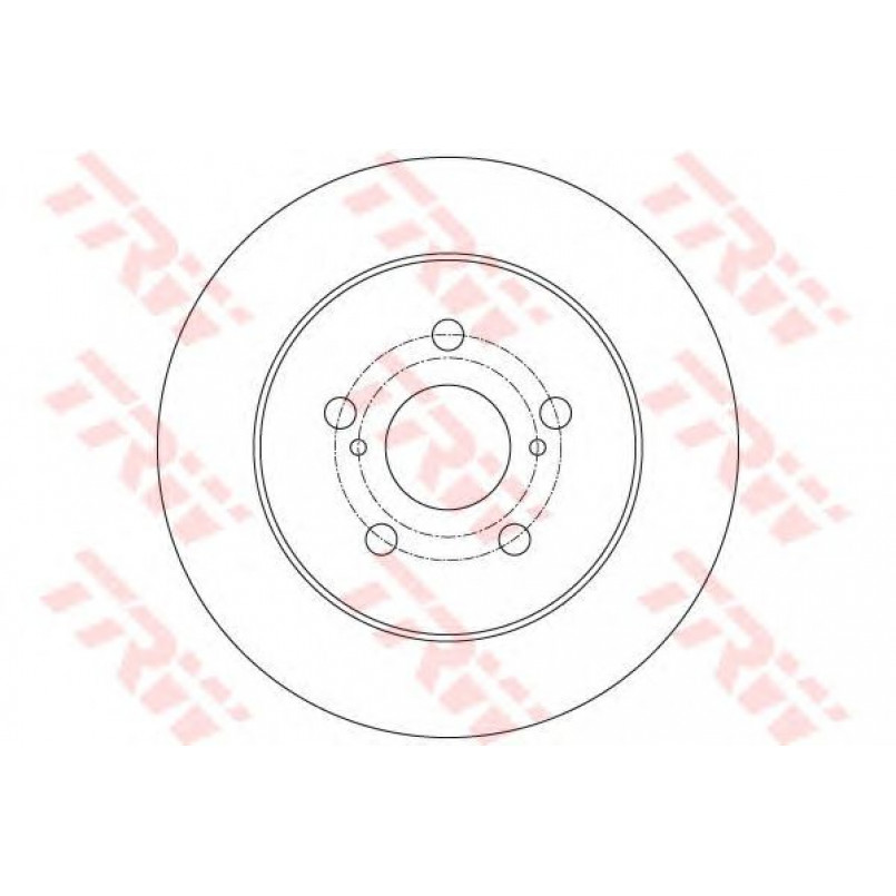 DF6145 TRW - Гальмівний диск