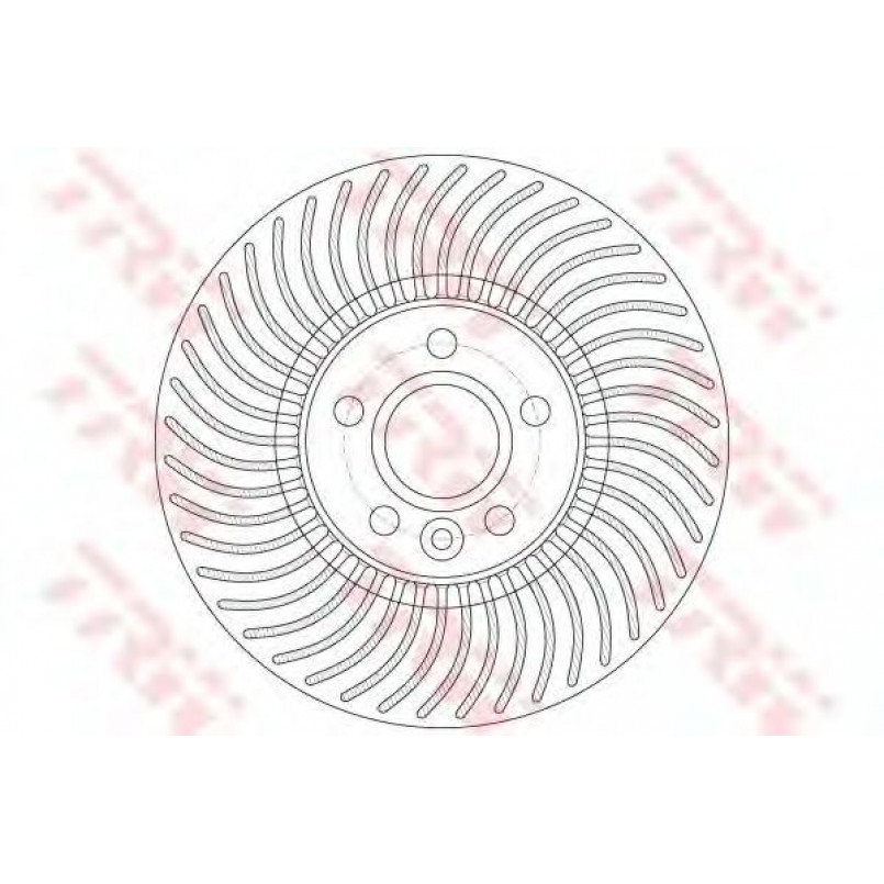 DF6185S TRW - Гальмівний диск