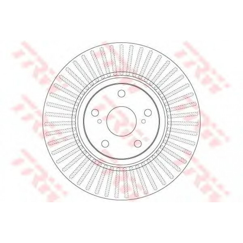 DF6268  TRW - Гальмівний диск