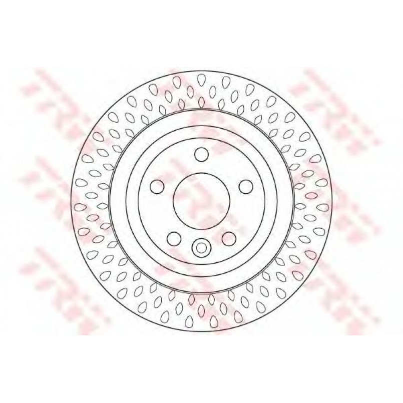 DF6387  TRW - Гальмівний диск