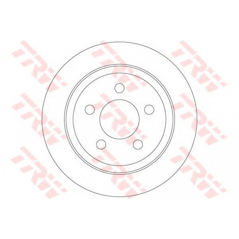 DF6386  TRW - Гальмівний диск