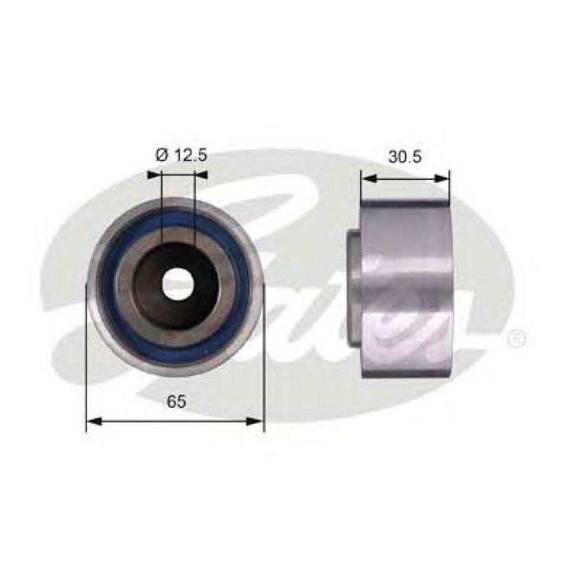 T42061 (7786-21354)  Обвідний ролик ременя ГРМ GATES POWERGRIP IDLER