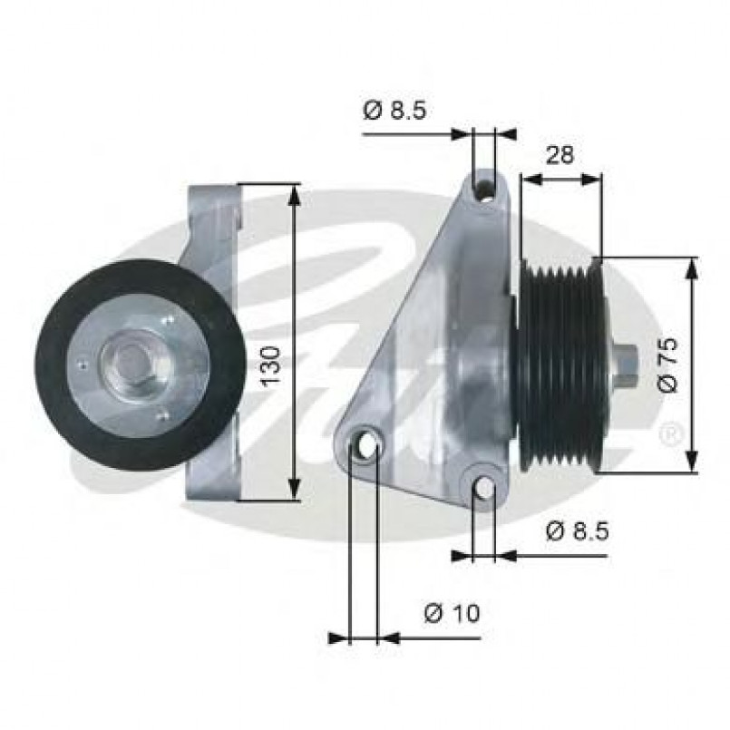T36422 (7803-21522)  Обвідний ролик GATES DRIVEALIGN MV IDLER
