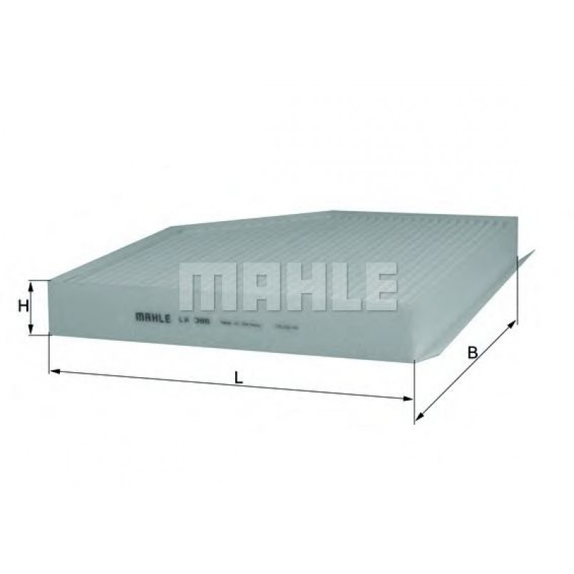 LA386 Фільтр салону (MAHLE)