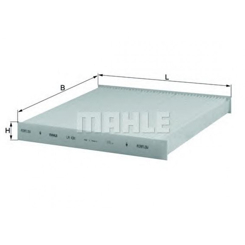 LA430 Фільтр салону (MAHLE)