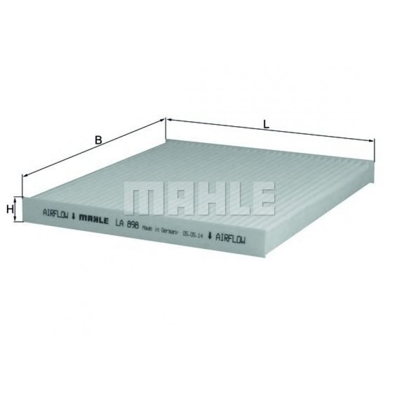 LA898 Фільтр салону (MAHLE)