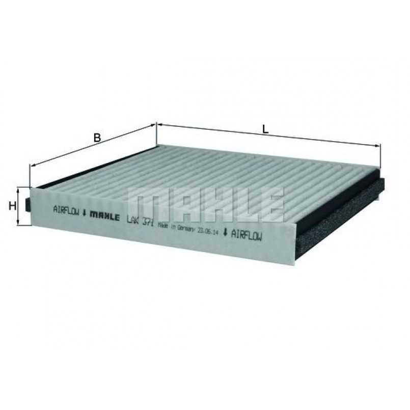 LAK371 Фільтр салону (MAHLE)