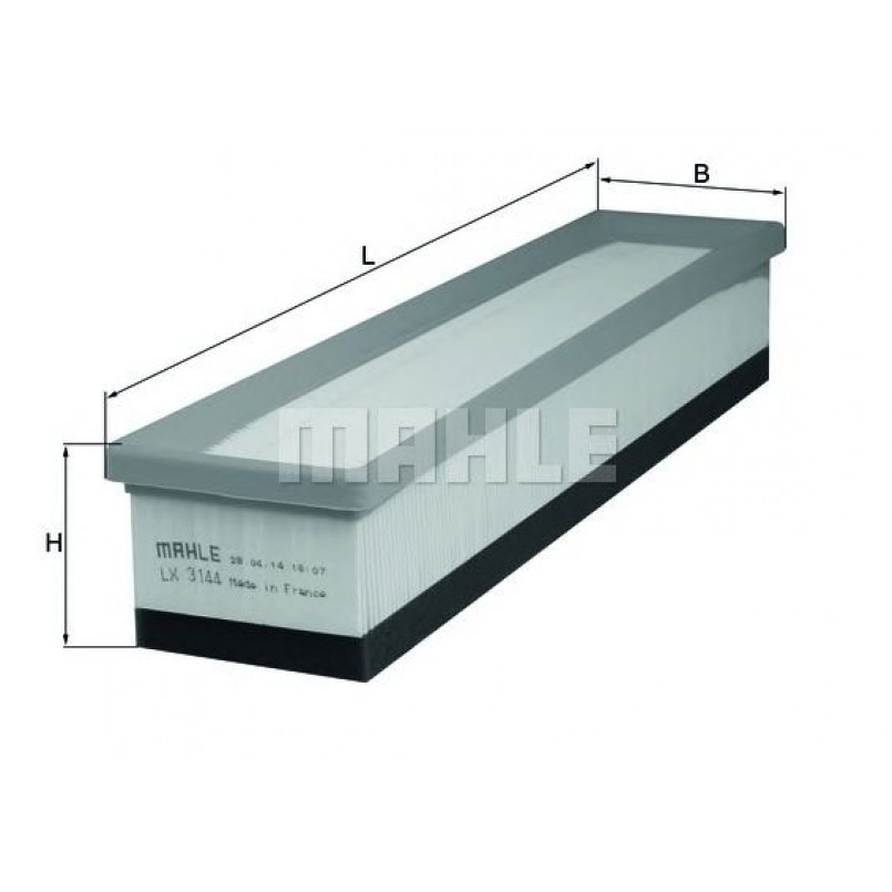 LX3144 Фільтр повітря (MAHLE)