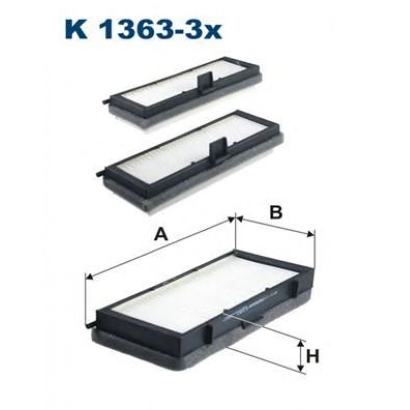 FILTRON K1363-3x Фільтр салону