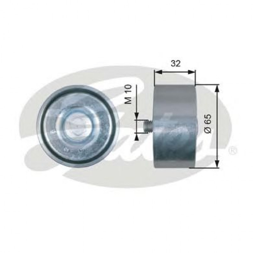 T36196 (7803-25296)  Обвідний ролик GATES EXTRA SERVICE MV IDLER