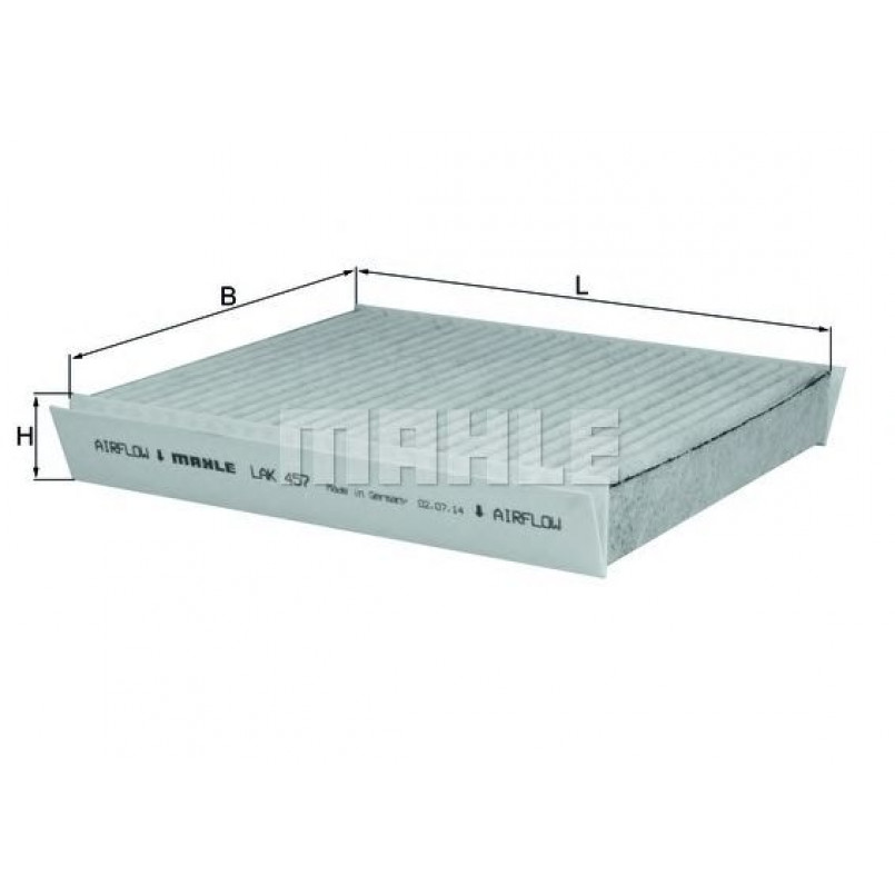 LAK457  Фільтр салону (MAHLE)