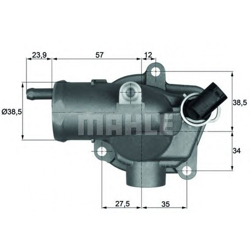 TH1187  Mahle - Термостат