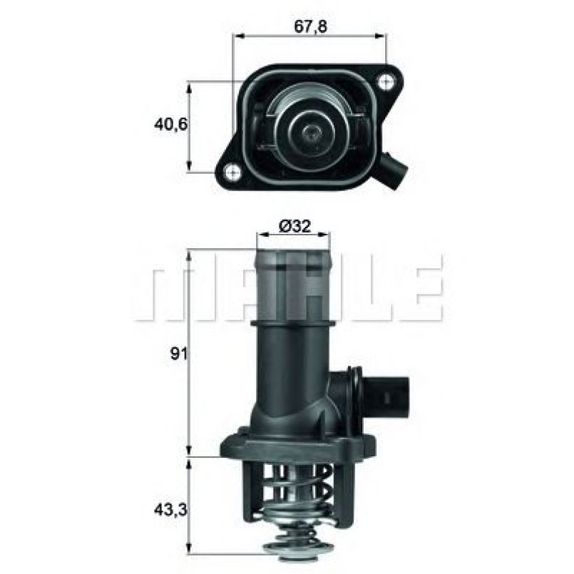TI16105 Mahle - Термостат