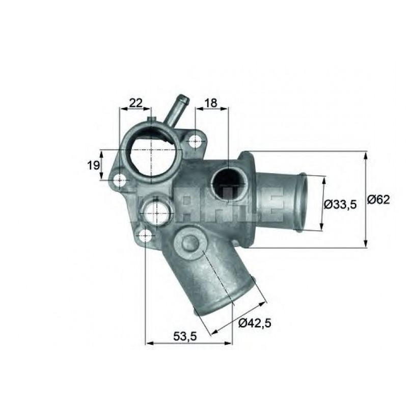 TI6682D  Mahle - Термостат
