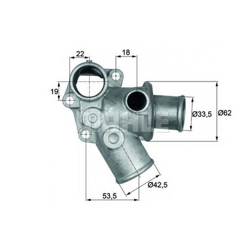TI7380D  Mahle - Термостат