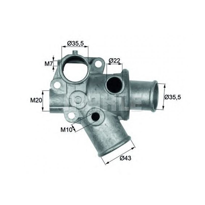 TI7580D  Mahle - Термостат