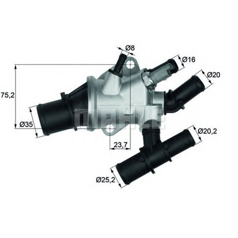 TI15588  Mahle - Термостат