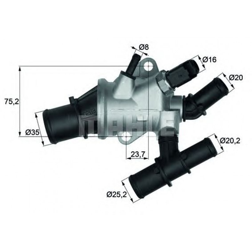TI16288  Mahle - Термостат