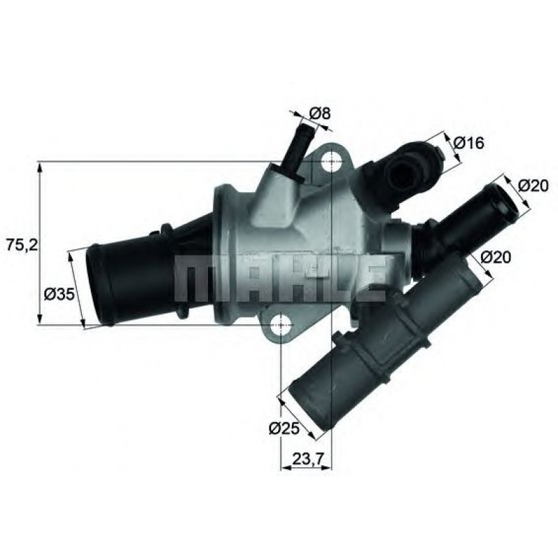 TI16588 Mahle - Термостат