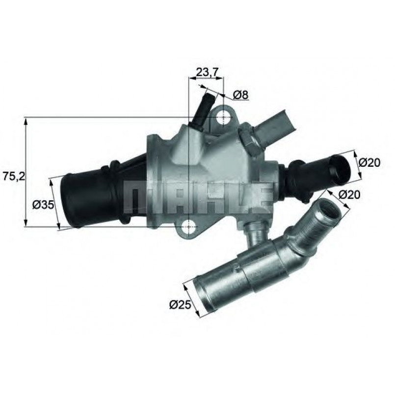 TI17588  Mahle - Термостат