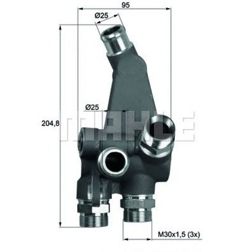 TO383  Mahle - Термостат