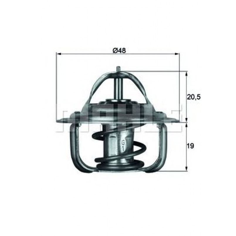 TX183D  Mahle - Термостат